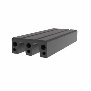 Fendertec marine fendering - Rubber Composite M-fender block with UHMWPE Top layer