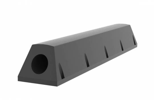 Fendertec marine fendering - Tugboat rubber fender  - Trapezium with steel insert